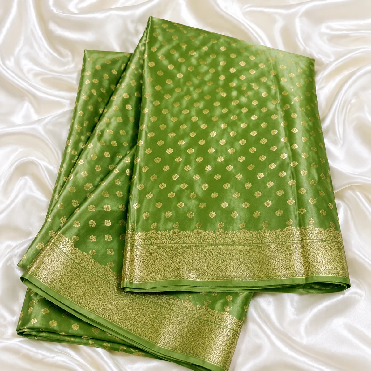 Satin Banarasi Silk Saree