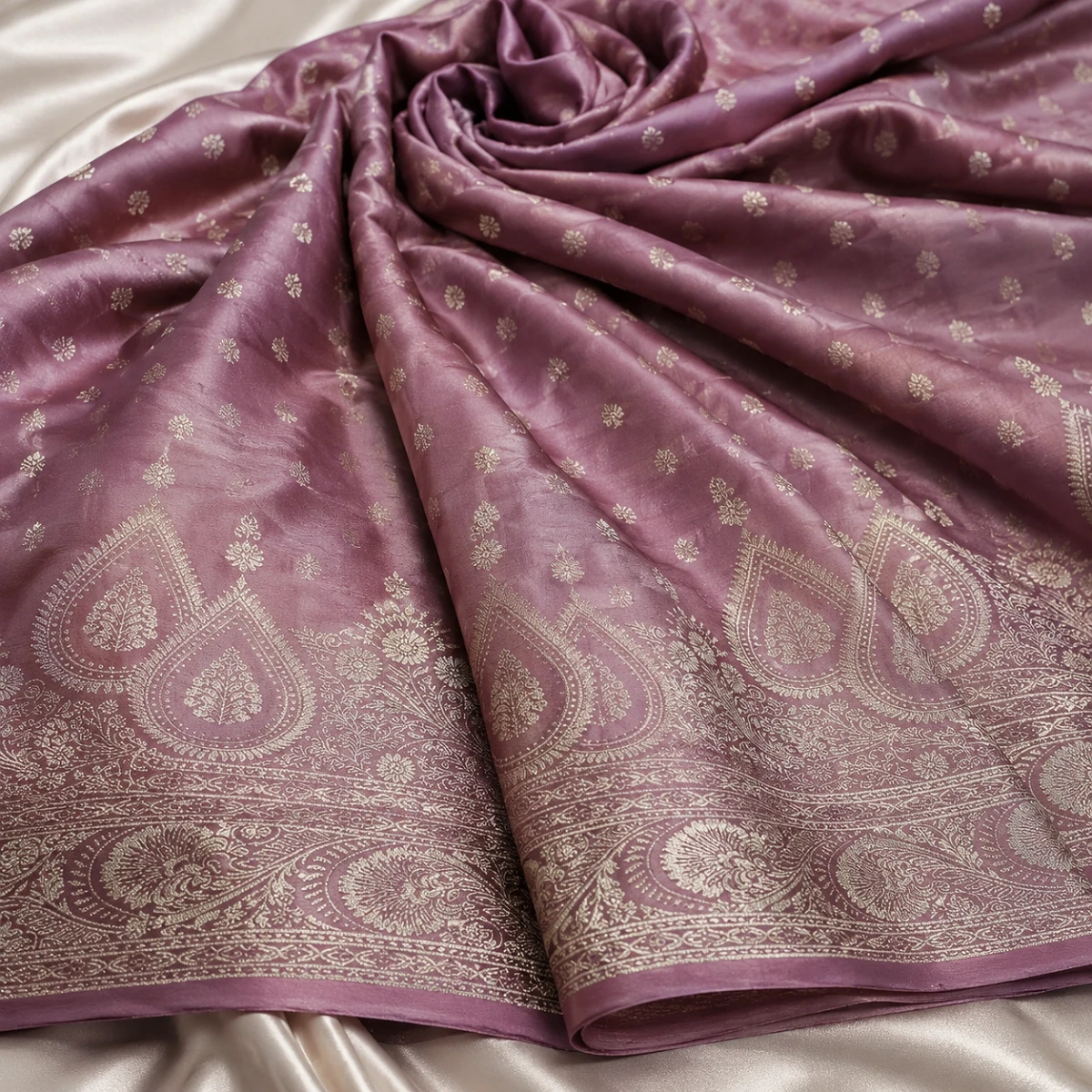 Satin Banarasi Saree