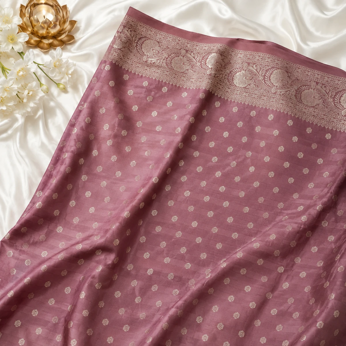 Satin Banarasi Saree