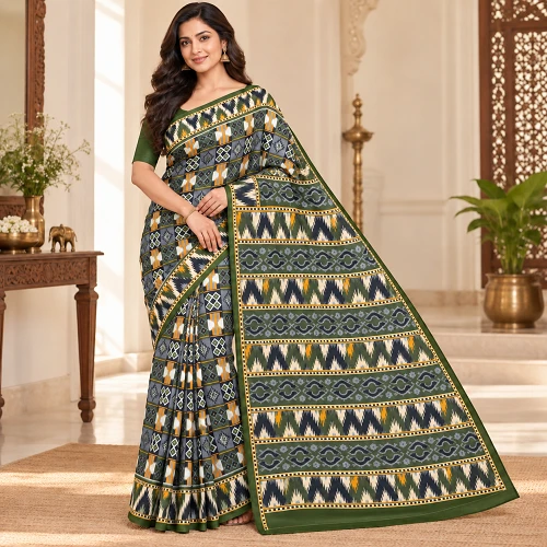 Mulmul Cotton Saree