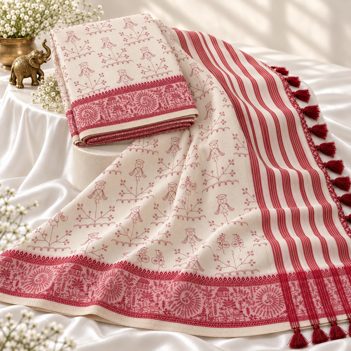 Warli Tribal Handloom Saree
