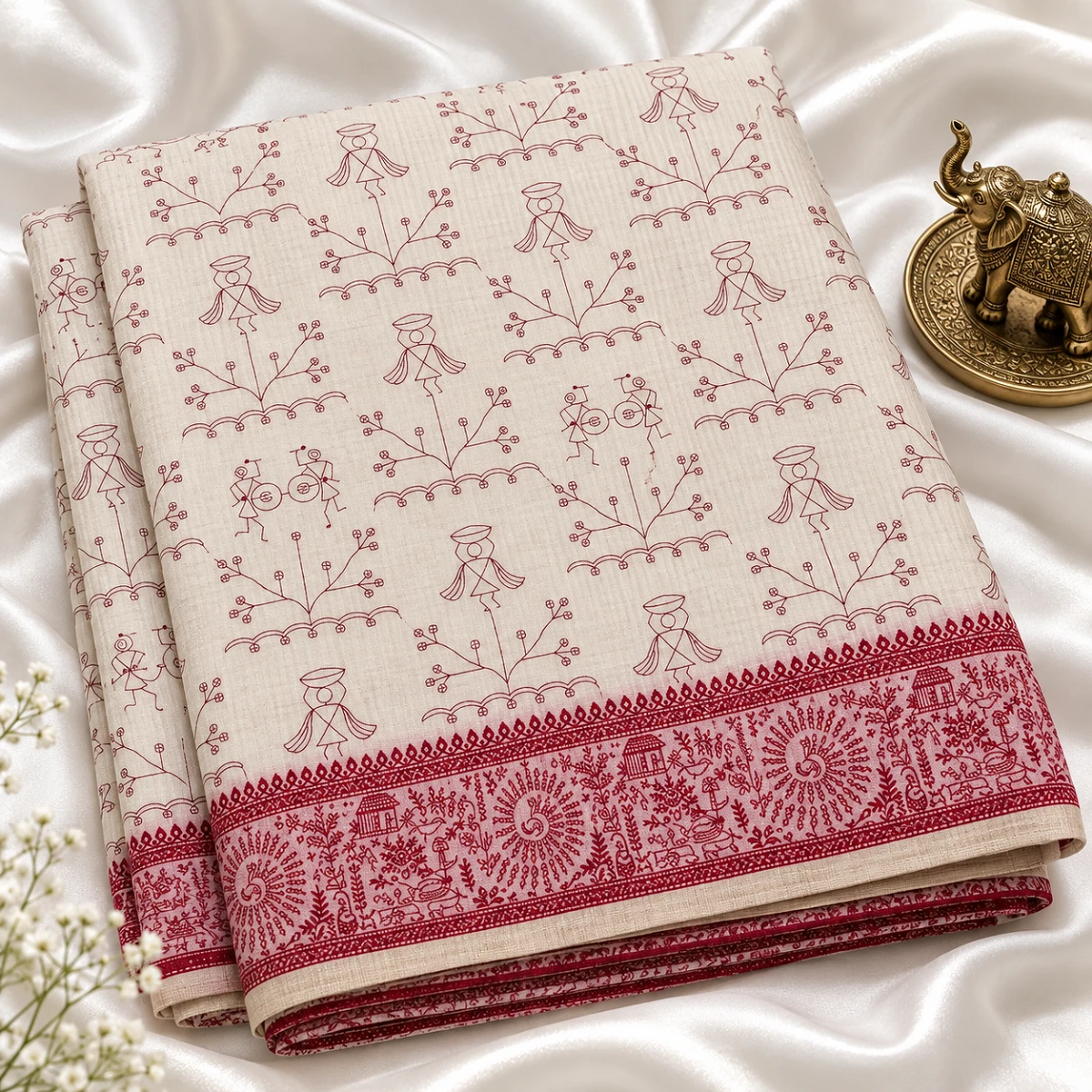 Warli Tribal Handloom Saree