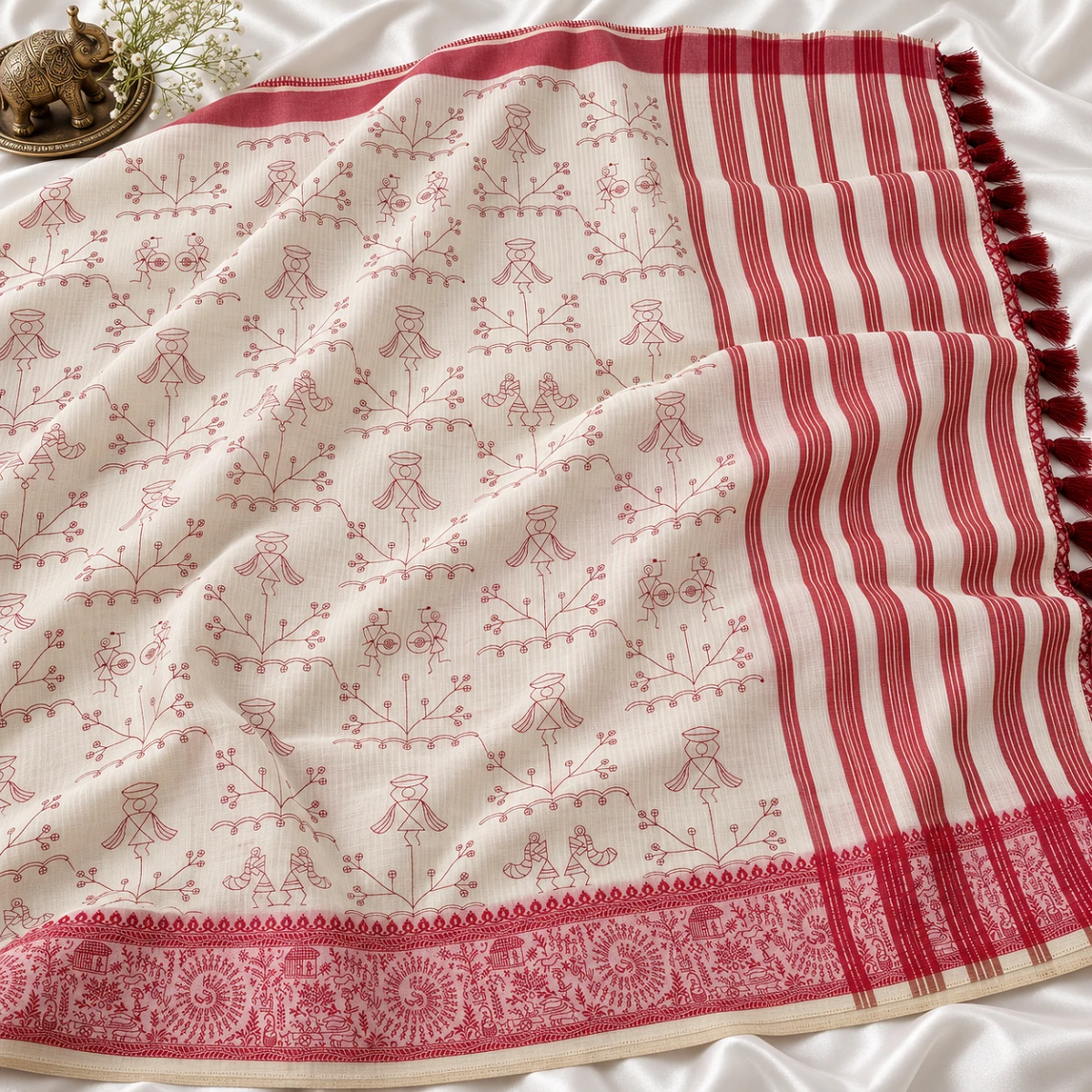 Warli Tribal Handloom Saree