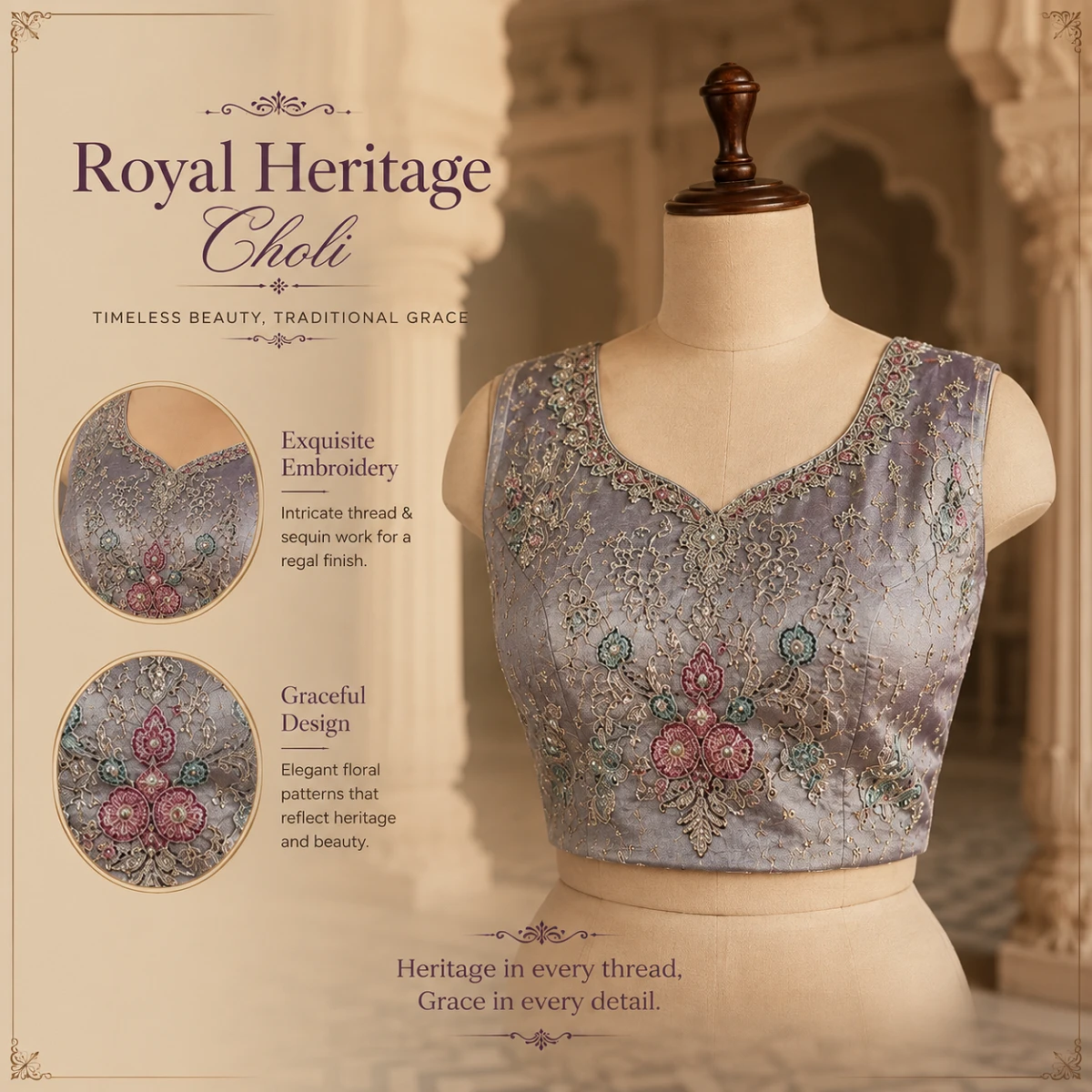 Preety Enterprise : Premium Designer Embroidered Lavender Purple Lehenga Choli Set with Dupatta for Women, Wedding, Party & Festive Wear