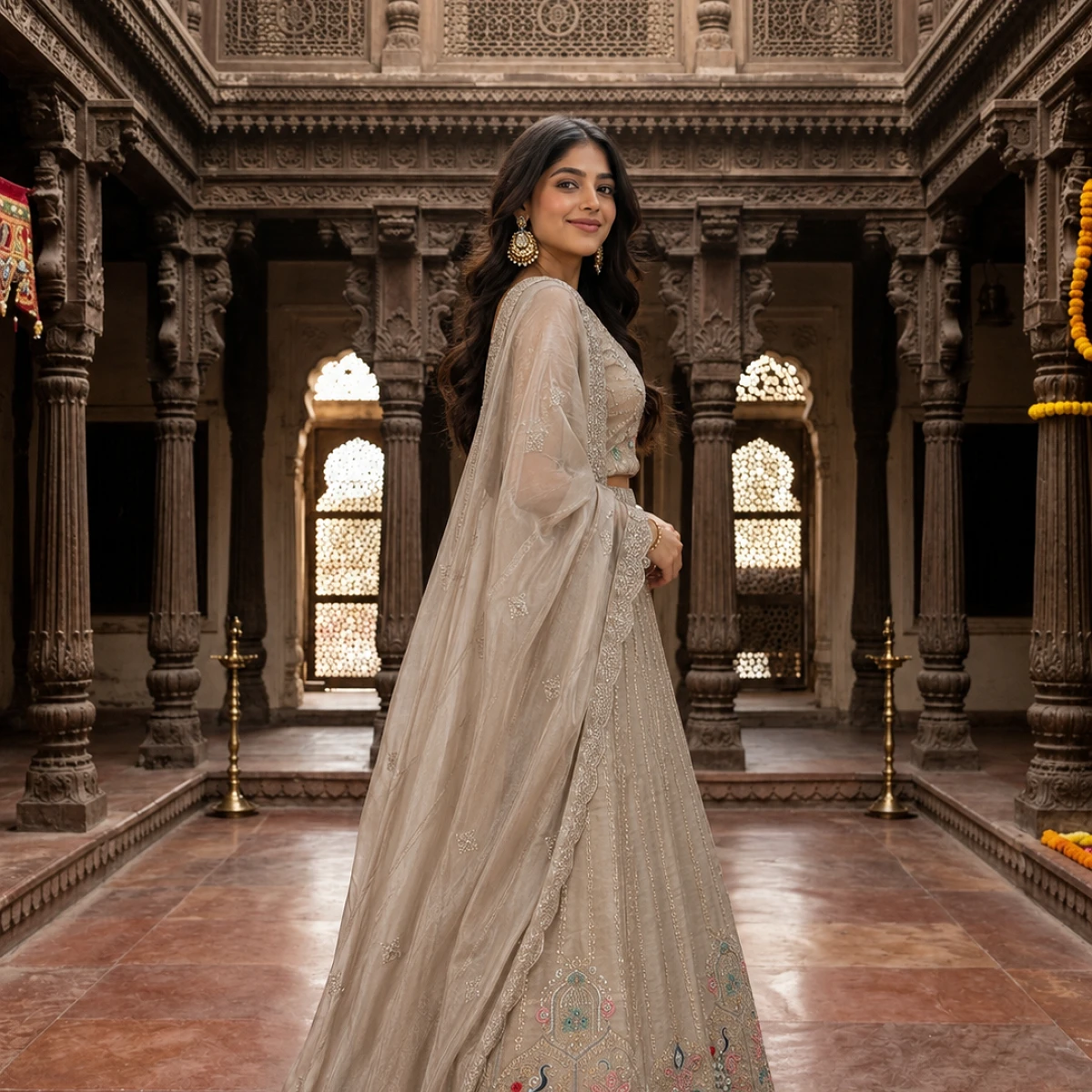 Preety Enterprise : Premium Designer Embroidered Lehenga Choli Set with Dupatta for Women, Wedding, Party & Festive Wear