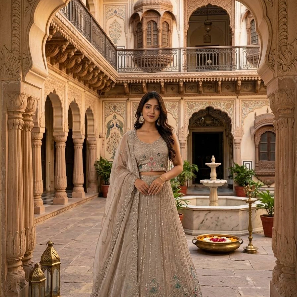 Preety Enterprise : Premium Designer Embroidered Lehenga Choli Set with Dupatta for Women, Wedding, Party & Festive Wear
