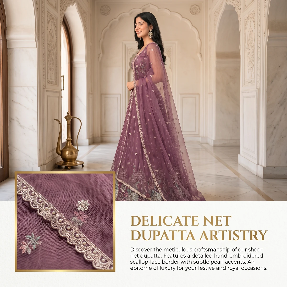 Preety Enterprise : Women’s Wine Embroidered Lehenga Choli with Dupatta | Designer Ethnic Wear for Wedding, Party & Festive Occasions