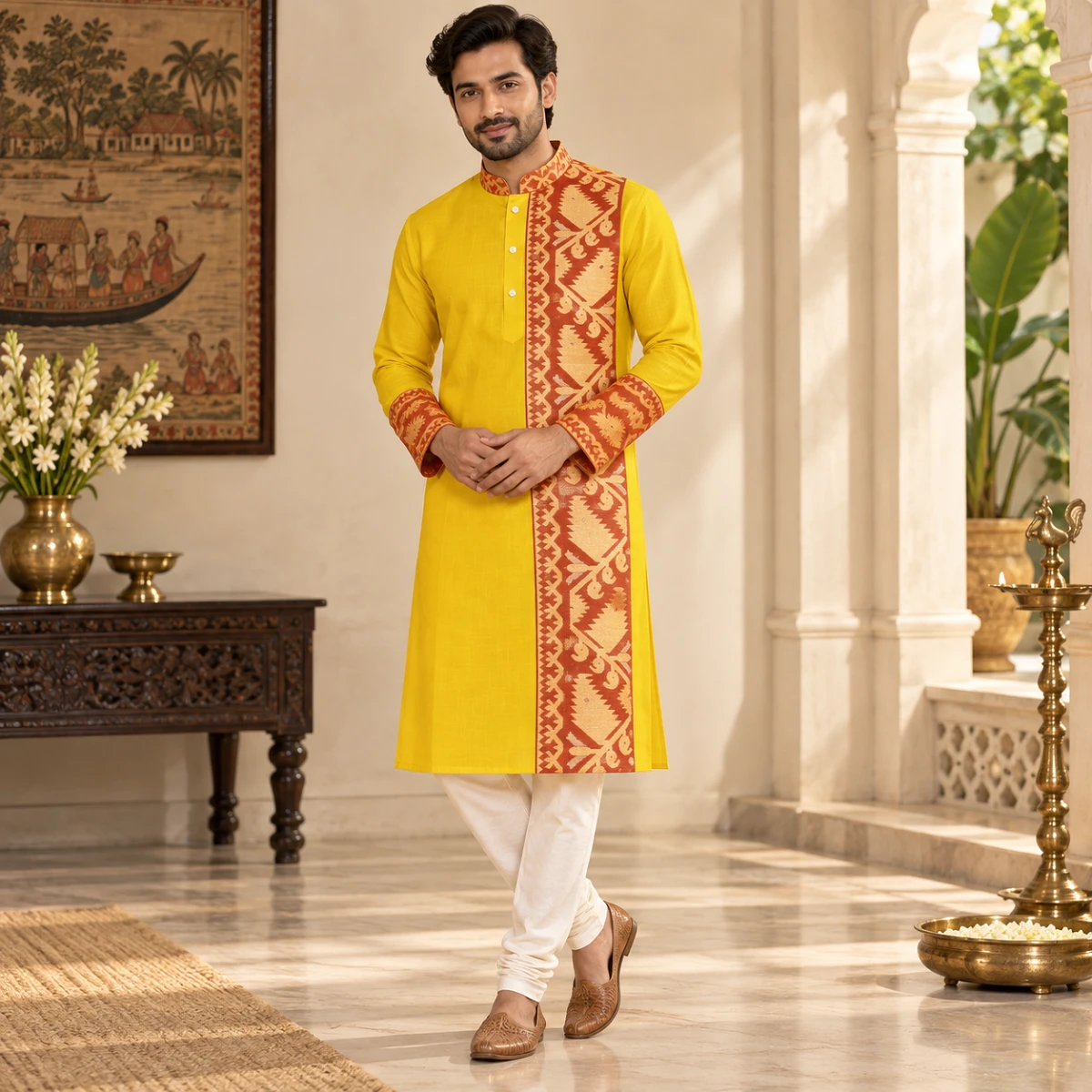 Surya Kantha Mustard Panjabi