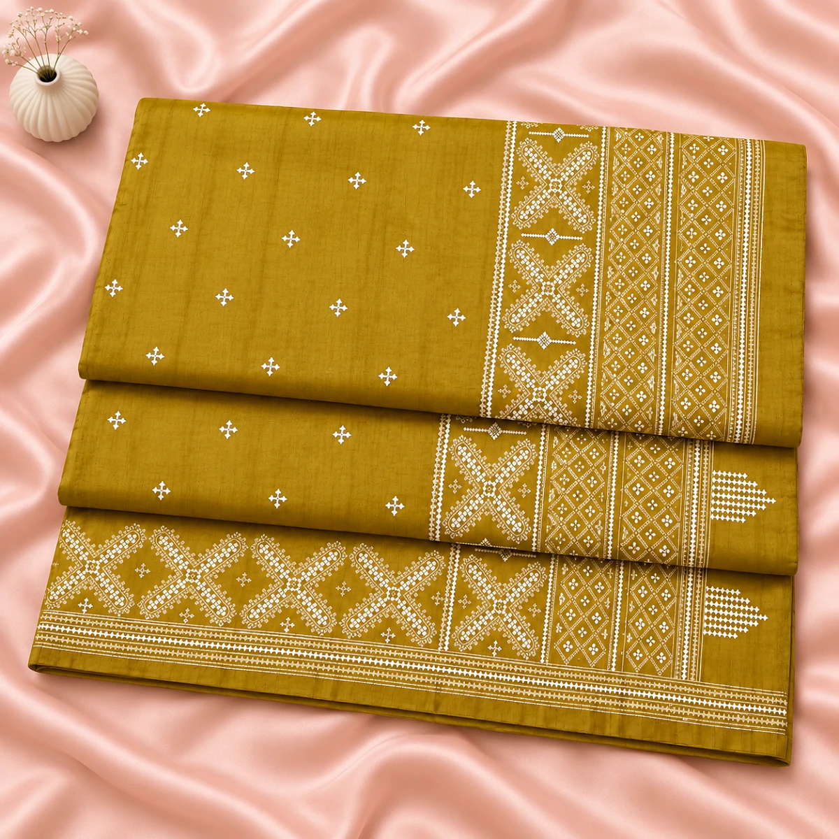 Gujrati silk Saree