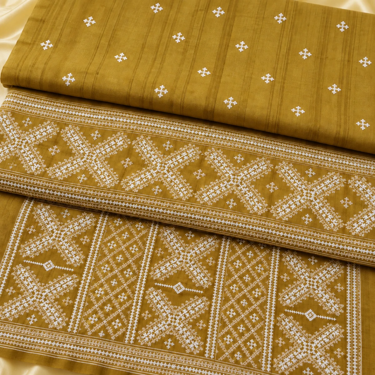 Gujrati silk Saree