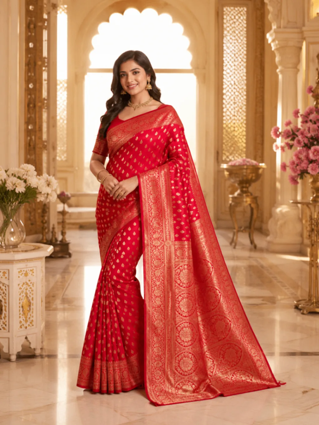 Banarasi Silk pink