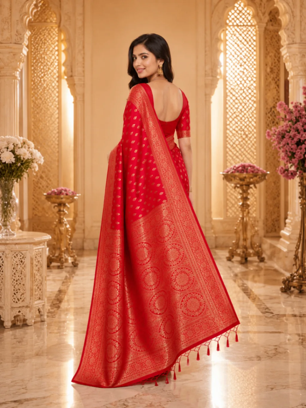 Banarasi Silk pink