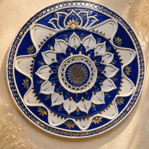 Lippan art blue