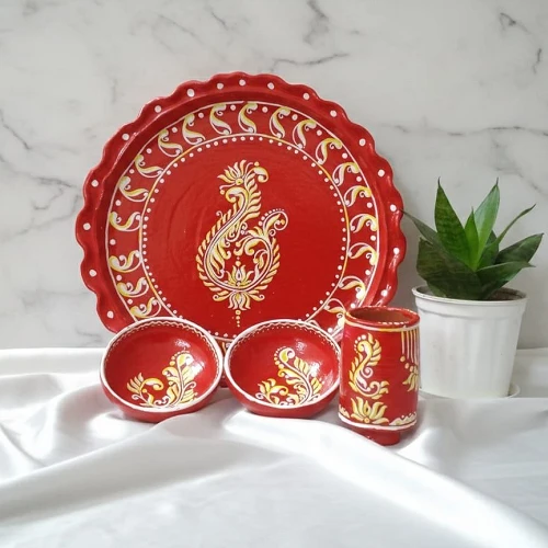 clay plate set