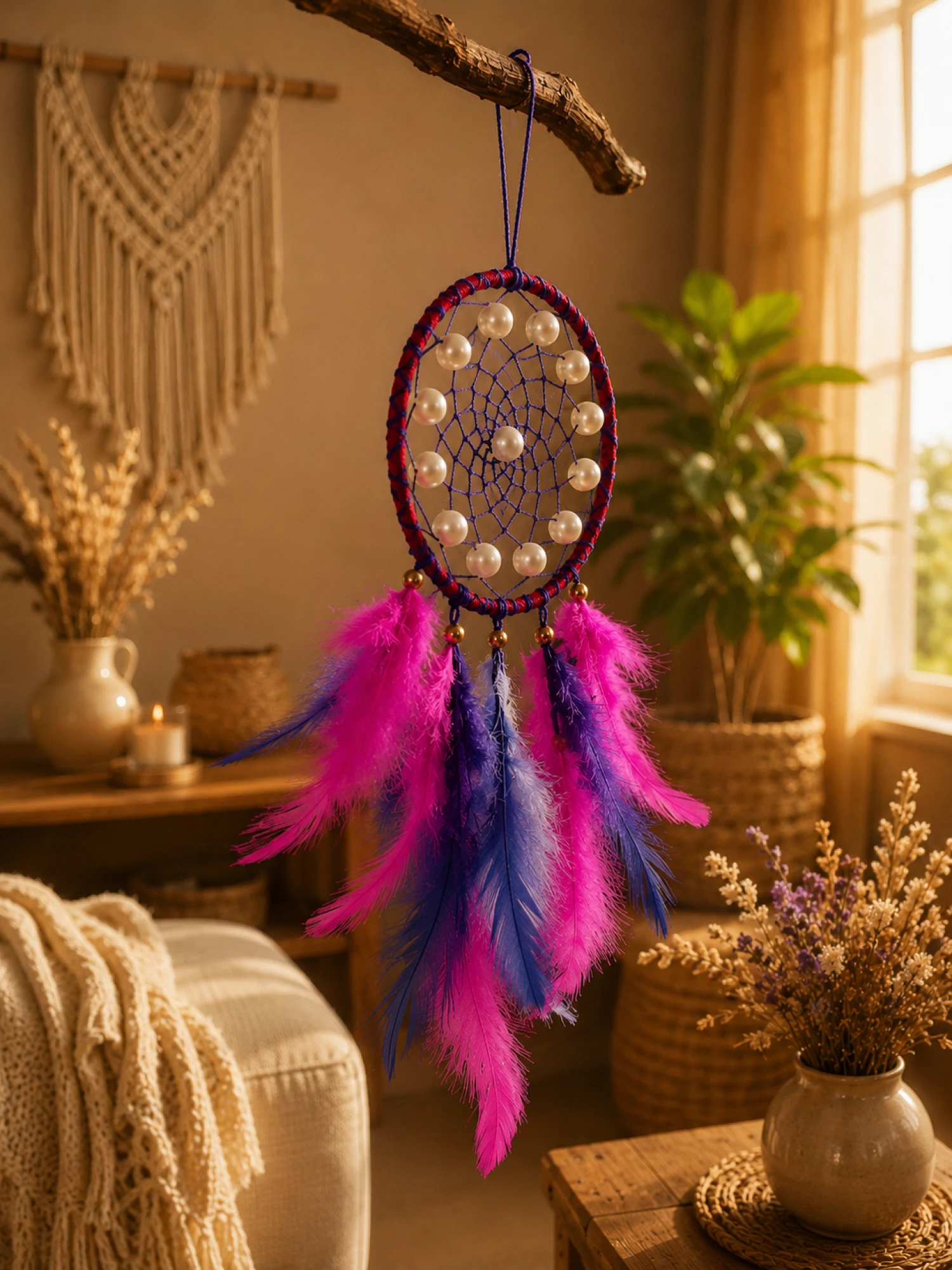 DreamCatcher pink blue