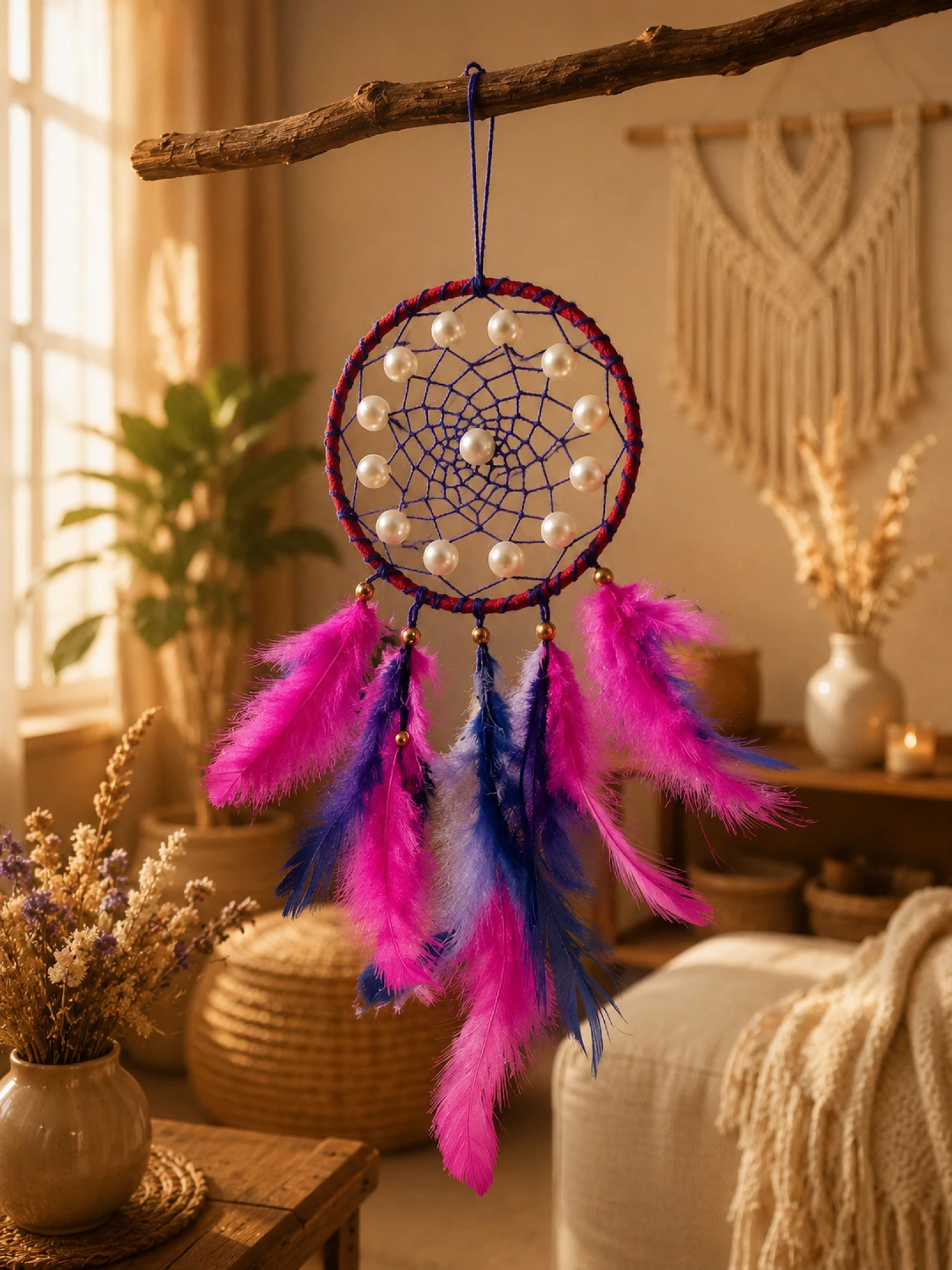 DreamCatcher pink blue